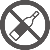 no alcohol icon