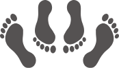 footprints icon